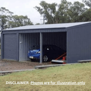 Zinc 3-Bay Lean-To Shed – 13.5m x 6m Kitset