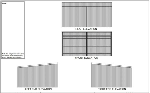 Spacious Lean-To Shed - 2 Bay, 7.2m x 6m - Image 3