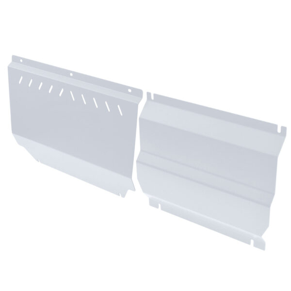 Silver Bash Plate Set 3mm for Mitsubishi Triton ML/MN 2006-2015 | Steel Sump Guard & Front Protection Combo