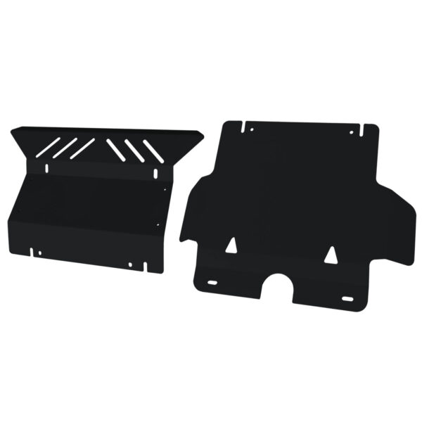 2pcs Bash Plate Fit For Toyota Hilux N70 SR SR5 2005-2015 3mm Red Front Guard Protection