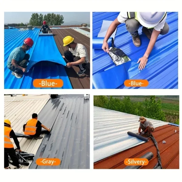 Roof Waterproof Tape, Waterproof Material, Suitable for Metal Surfaces, Roofs, and Iron Sheets to Prevent Water Leakage - Image 6