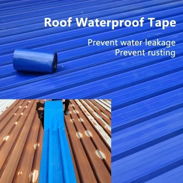 Roof Waterproof Tape, Waterproof Material, Suitable for Metal Surfaces, Roofs, and Iron Sheets to Prevent Water Leakage - Image 4