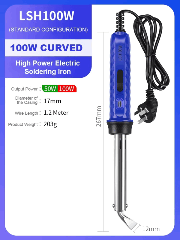 100W Intelligent Electric Soldering Iron with Adjustable Temperature