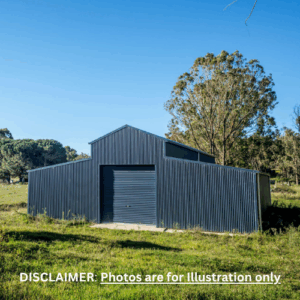 Durable Steel-Framed American Barn 12m× 9m × 3.6m with a Colorsteel Roof