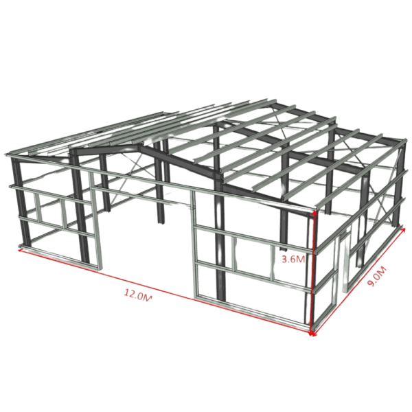 Durable Steel-Framed American Barn with a Colorsteel Roof - Image 3