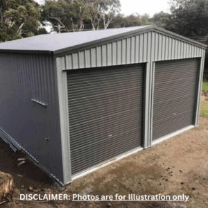 Steel Frame Garage (12 m× 5 m× 2.4 m) – Tailored Color Option