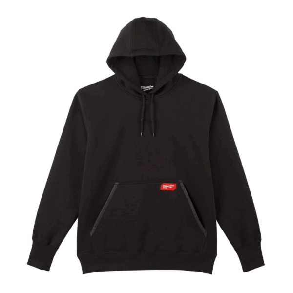 Heavy Duty Pullover Hoodie Black - S