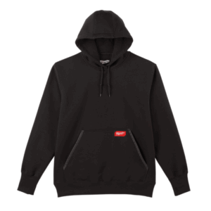 Heavy Duty Pullover Hoodie Black - XXL